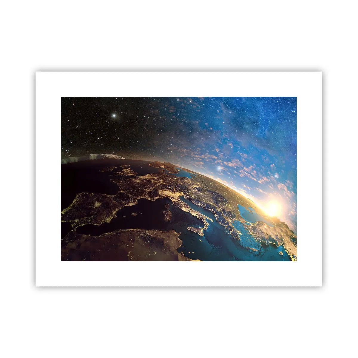 Poster - Schauen wir uns aus der Ferne an - 40x30 cm
