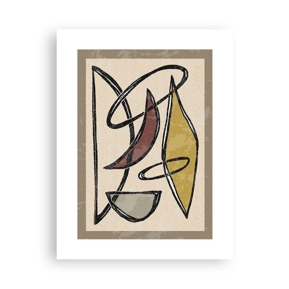 Poster - Vertikale und Horizontale - 30x40 cm