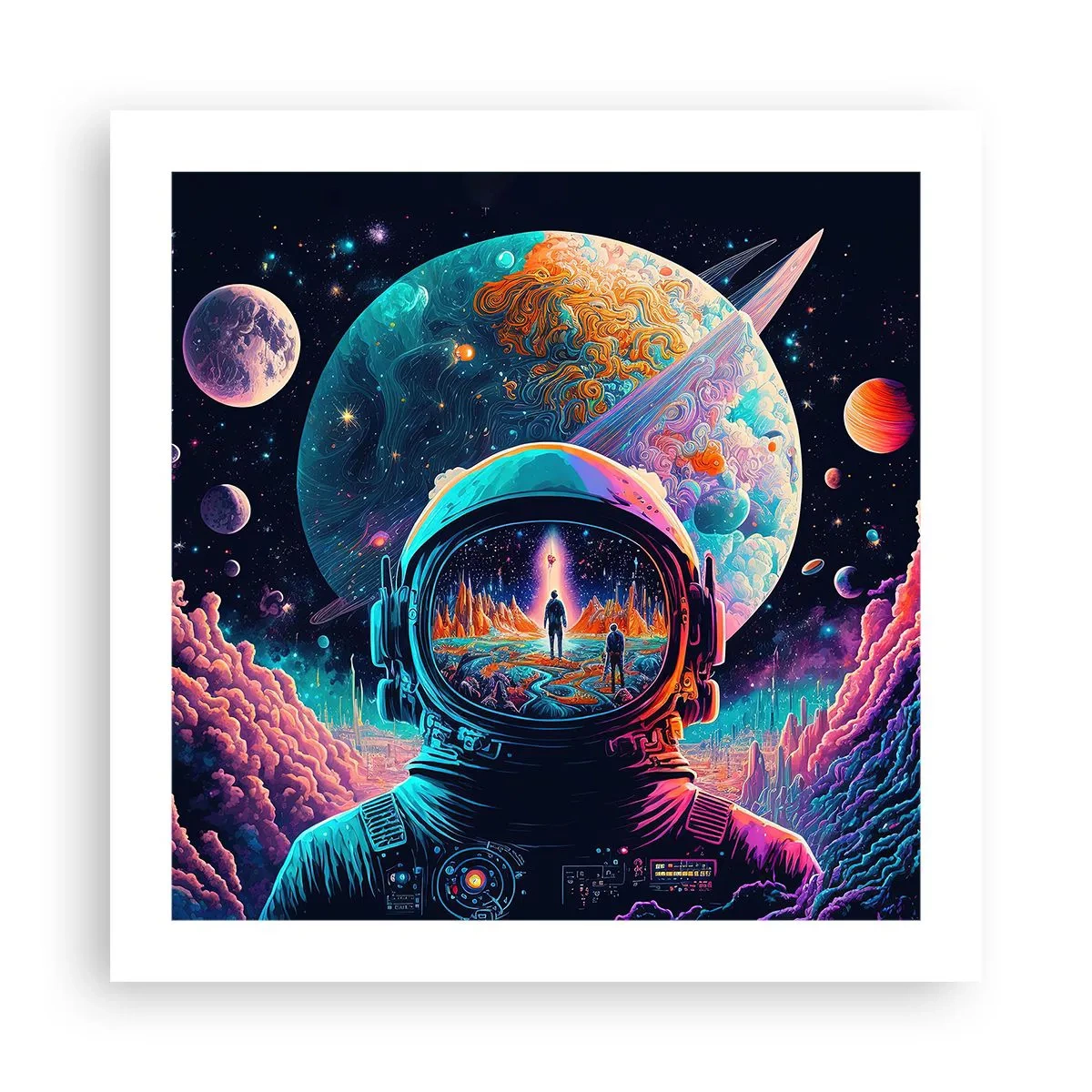 Poster - Philosophen haben nicht davon geträumt - 50x50 cm