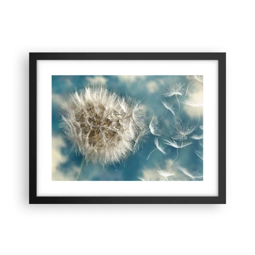 Poster in einem schwarzem Rahmen - Engelsatem - 40x30 cm