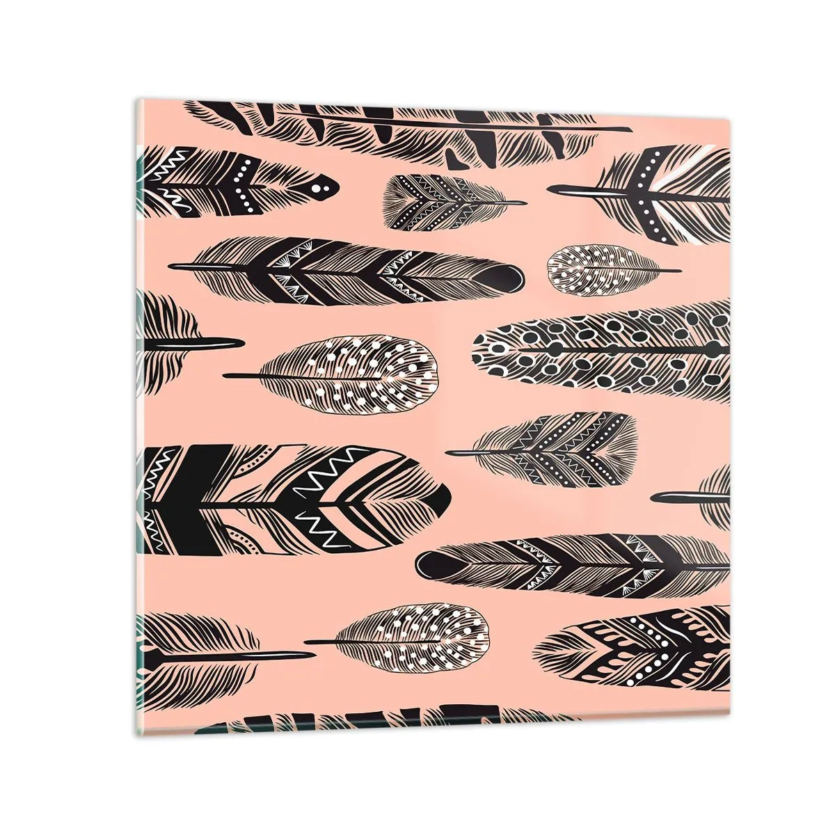 Glasbild - Bild auf glas - Indische Sammlung - 70x70 cm