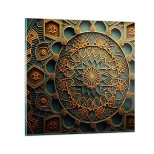 Glasbild - Bild auf glas - In arabischer Atmosphäre - 70x70 cm