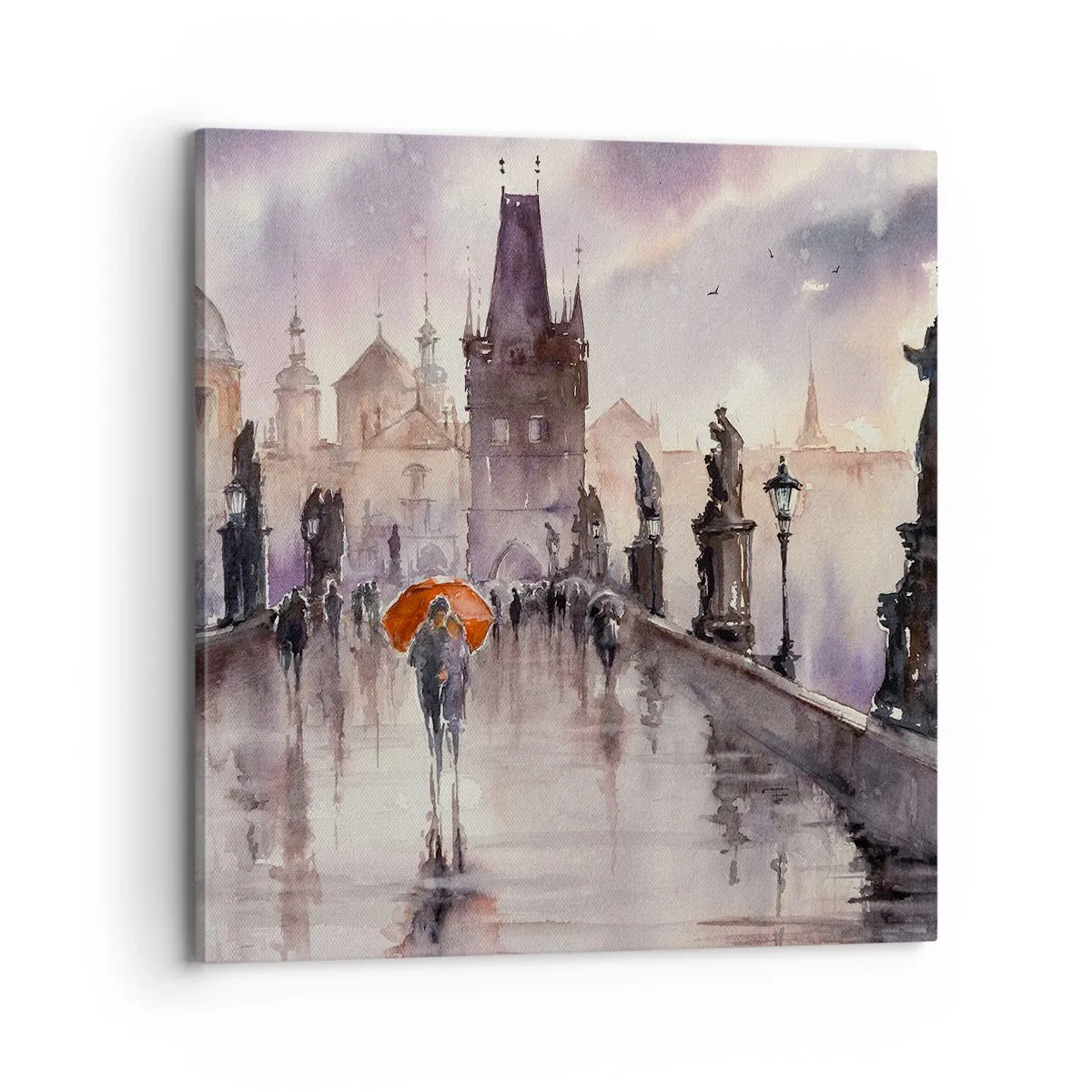 Bild auf Leinwand - Leinwandbild - Leute verändern sich nicht - 70x70 cm