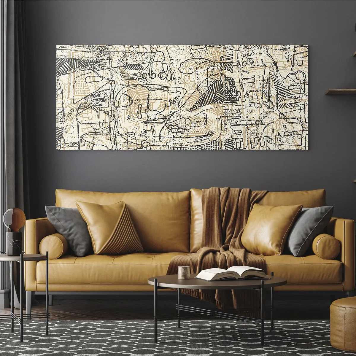 Glasbild - Bild auf glas - Es wartet darauf, entschlüsselt zu werden - 100x40 cm