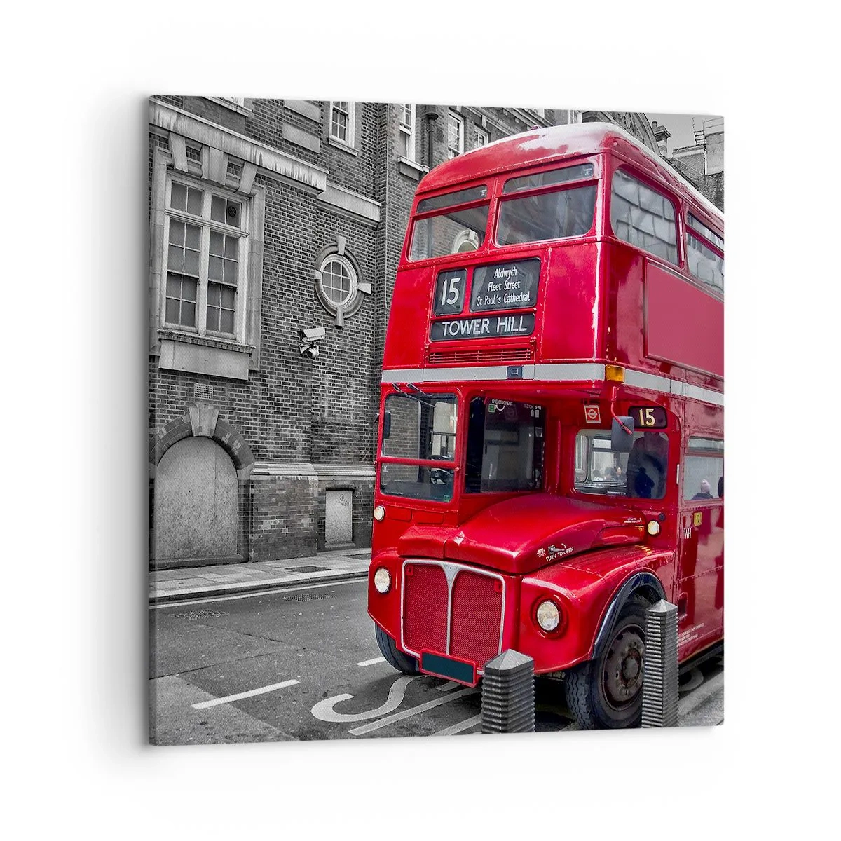 Bild auf Leinwand - Leinwandbild - Immer gleich - 50x50 cm