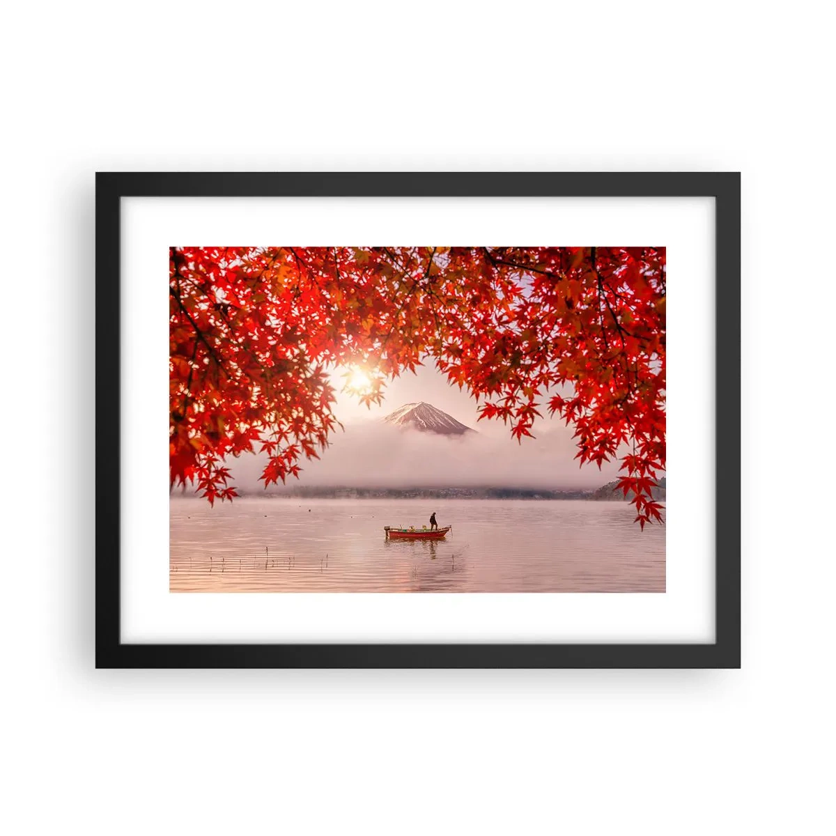 Poster in einem schwarzem Rahmen - Im japanischen Klima - 40x30 cm