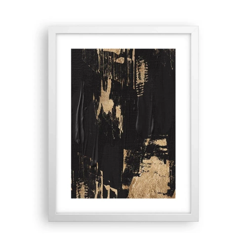 Poster in einem weißen Rahmen - Spur einer Berührung - 30x40 cm