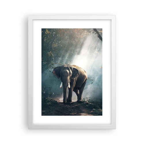 Poster in einem weißen Rahmen - Ein gemütlicher Spaziergang - 30x40 cm