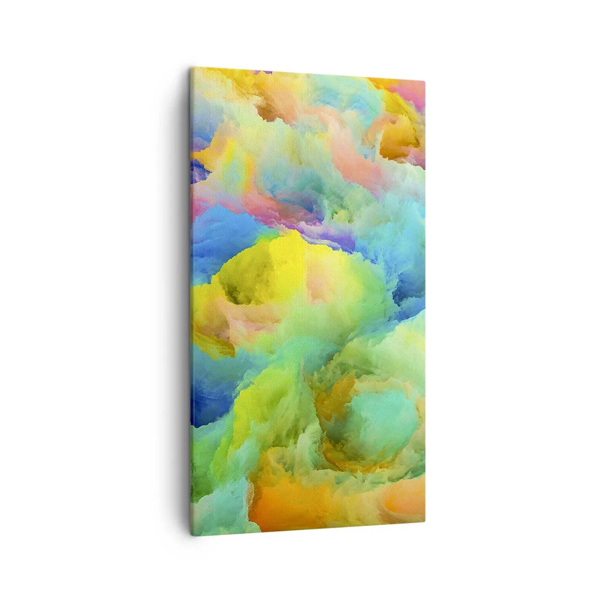 Bild auf Leinwand - Leinwandbild - Regenbogen unten - 45x80 cm