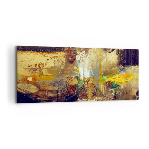 Bild auf Leinwand - Leinwandbild - Kalt, wärmer, heiß - 100x40 cm