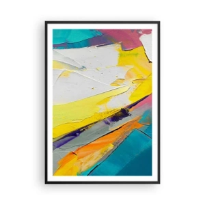 Poster in einem schwarzem Rahmen - Die Anatomie des Lichts - 70x100 cm