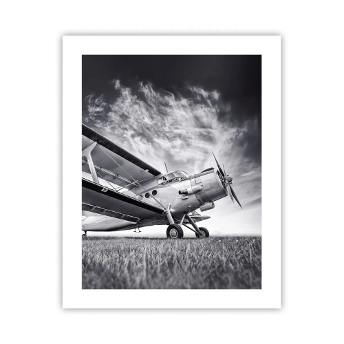 Poster - Der geflügelte Wanderer - 40x50 cm