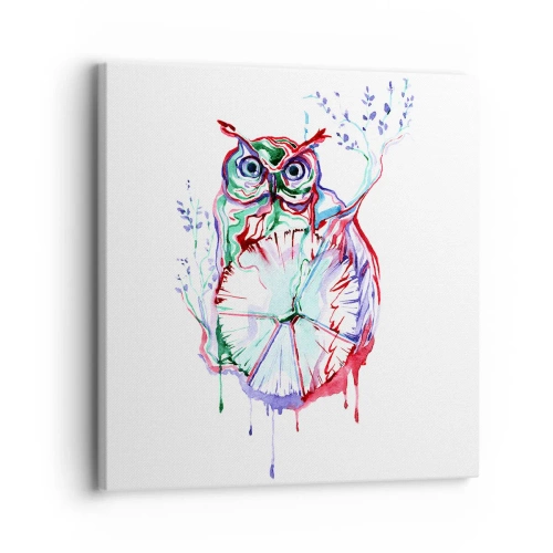 Bild auf Leinwand - Leinwandbild - Von Natur aus klug - 30x30 cm