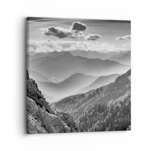 Bild auf Leinwand - Leinwandbild - Bis zum Horizont - 30x30 cm