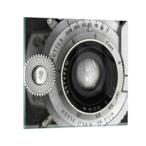 Glasbild - Bild auf glas - Eine Story über Hollywood - 50x50 cm