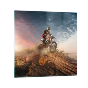 Glasbild - Bild auf glas - Für den Sieg - 30x30 cm