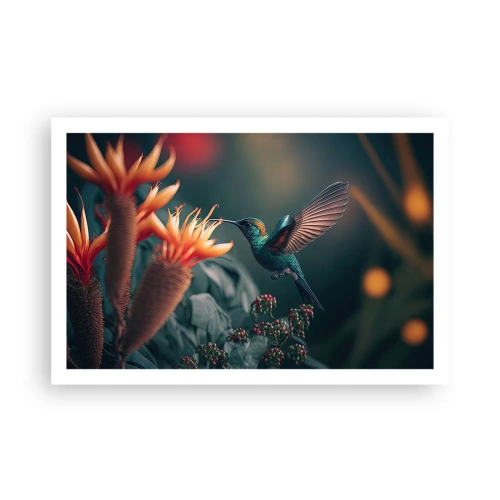 Poster - Wirklich buntes Leben - 91x61 cm