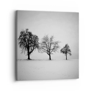 Bild auf Leinwand - Leinwandbild - Wovon träumen sie? - 40x40 cm