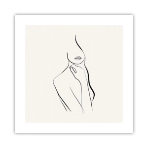 Poster - Eine Welle der Melancholie - 40x40 cm