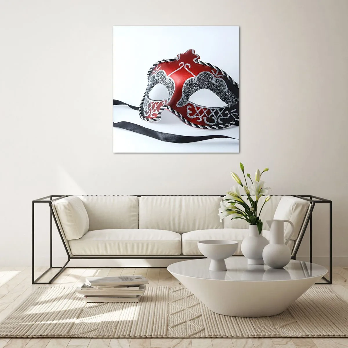 Glasbild - Bild auf glas - Einladung zum Abschlussball - 50x50 cm