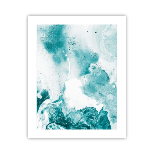 Poster - Morast von Blau - 40x50 cm
