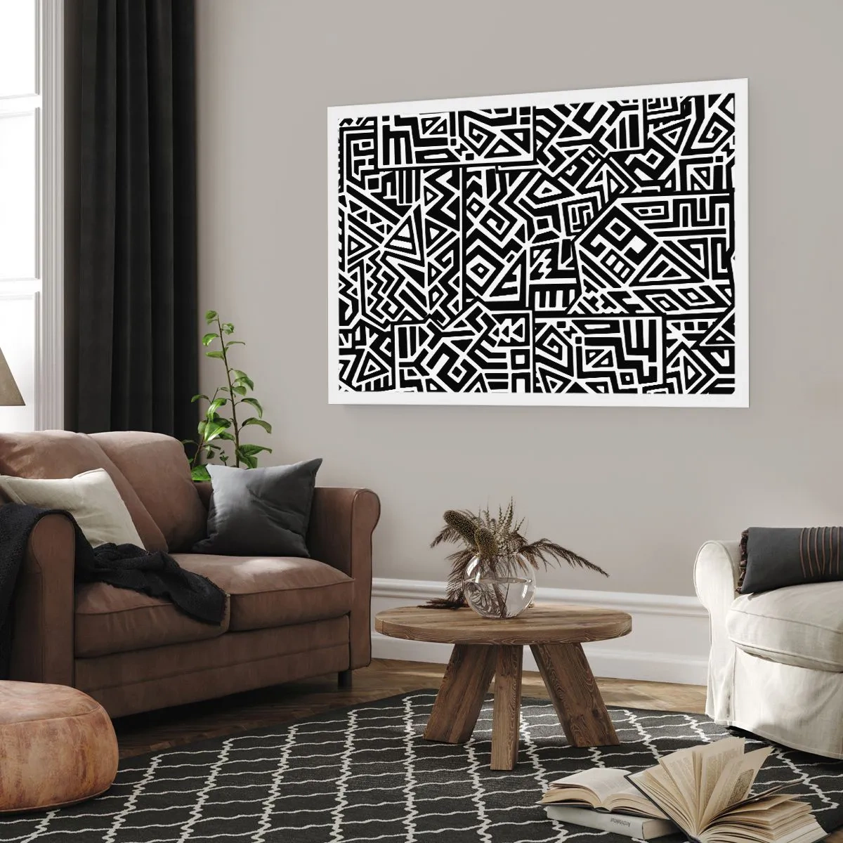 Poster - Präkolumbianische Komposition - 91x61 cm
