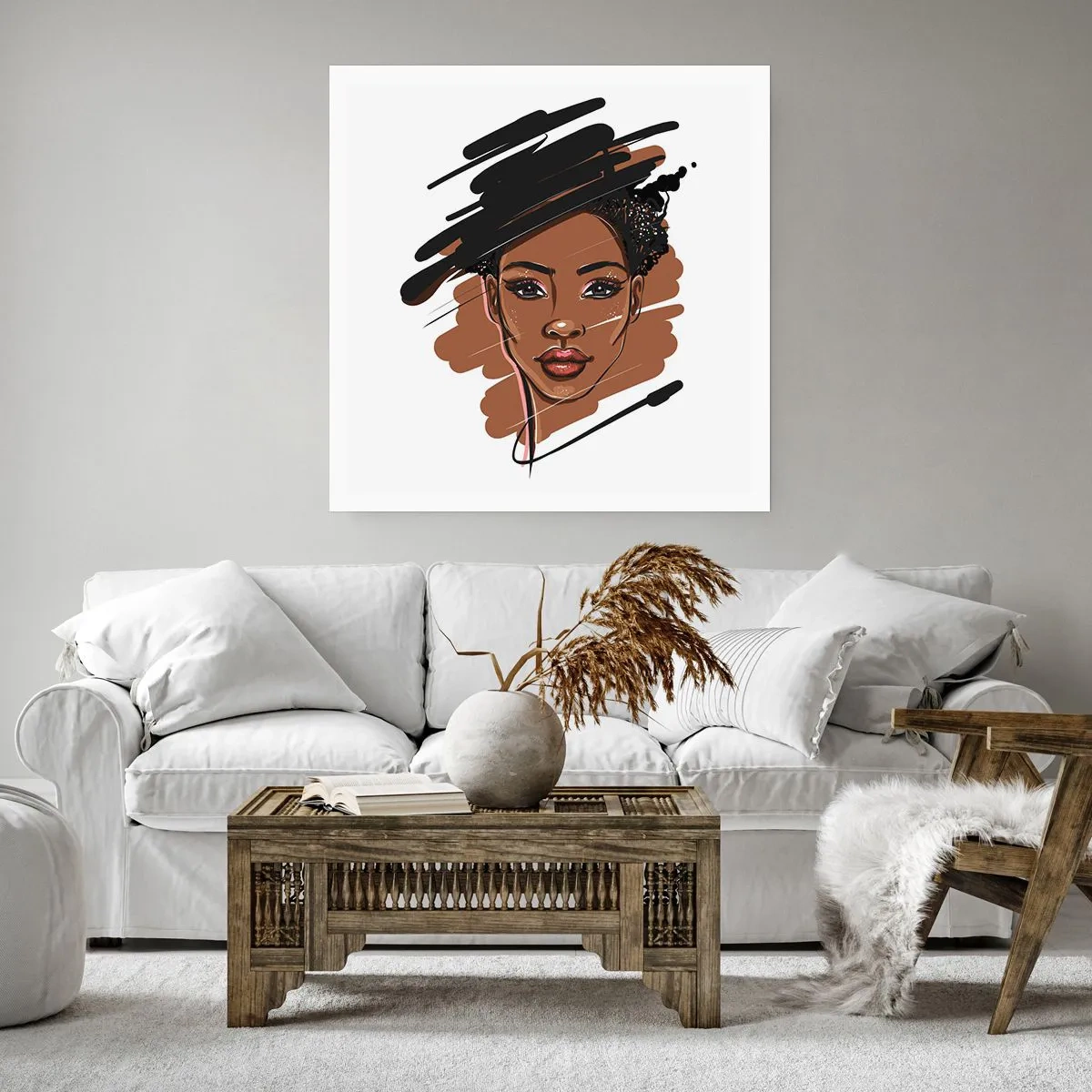 Poster - Süß wie Schokolade - 50x50 cm