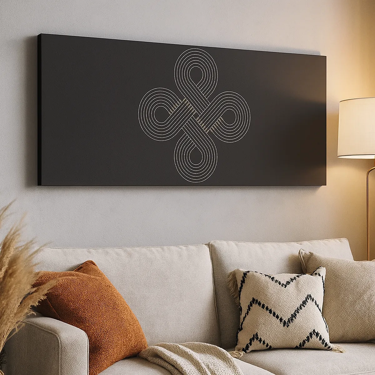 Bild auf Leinwand - Leinwandbild - Im keltischen Geist - 30x30 cm