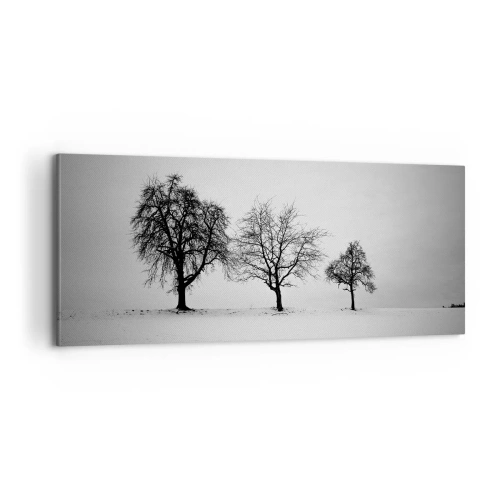 Bild auf Leinwand - Leinwandbild - Wovon träumen sie? - 100x40 cm