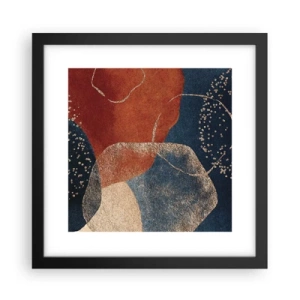 Poster in einem schwarzem Rahmen - Die Leichtigkeit des Seins - 30x30 cm