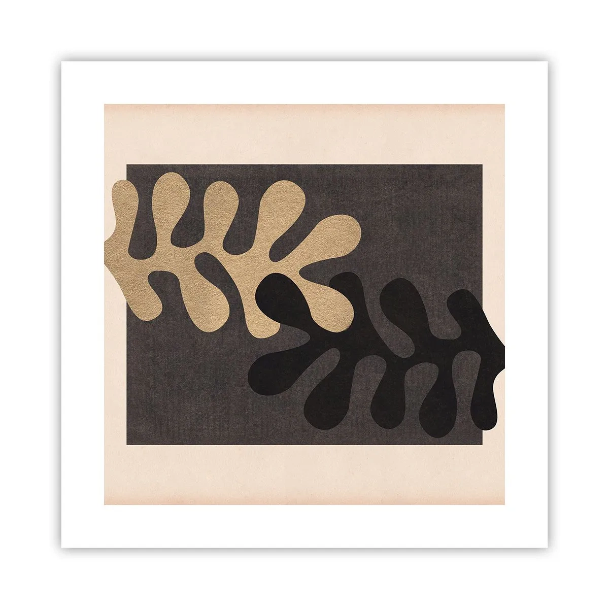 Poster - Abwesenheit und Ergänzung - 40x40 cm