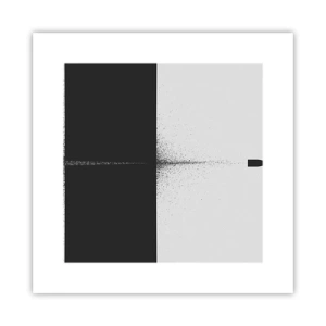 Poster - Direkt zum Ziel - 30x30 cm