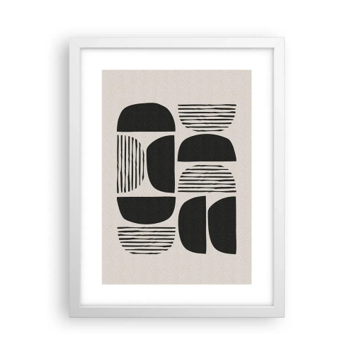 Poster in einem weißen Rahmen - Halbherzige Deals - 30x40 cm