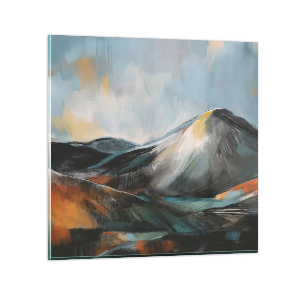 Glasbild - Bild auf glas - Roh und schön - 70x70 cm