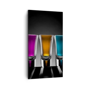 Bild auf Leinwand - Leinwandbild - Die Farben der Freude - 45x80 cm