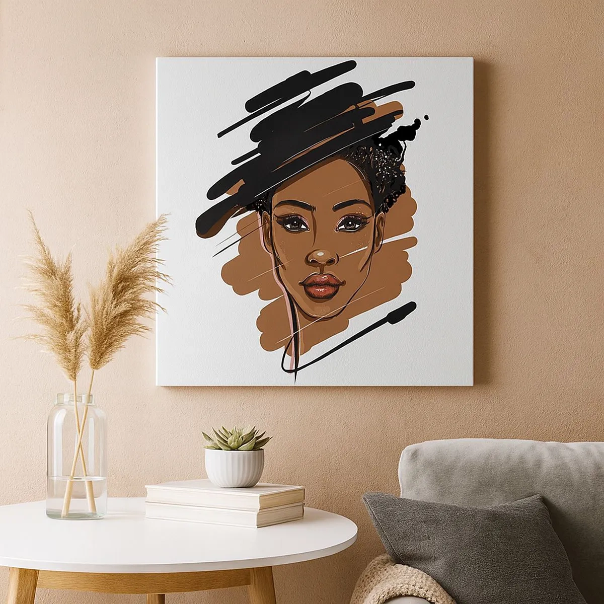 Bild auf Leinwand - Leinwandbild - Süß wie Schokolade - 30x30 cm