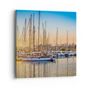 Bild auf Leinwand - Leinwandbild - Der Wind muss auch schlafen - 40x40 cm