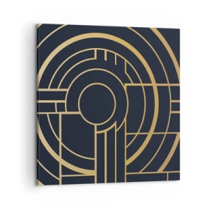 Bild auf Leinwand - Leinwandbild - Wendungen der Dinge - 50x50 cm