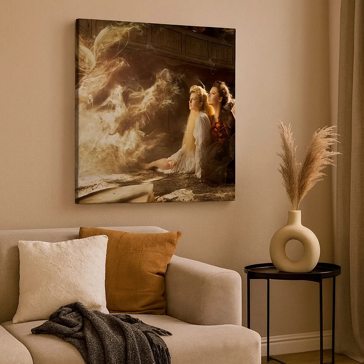 Bild auf Leinwand - Leinwandbild - Und es gab Poesie - 30x30 cm