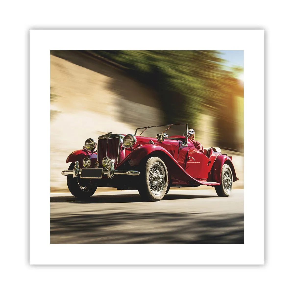 Poster - Schöner als Nike von Samothrake - 40x40 cm