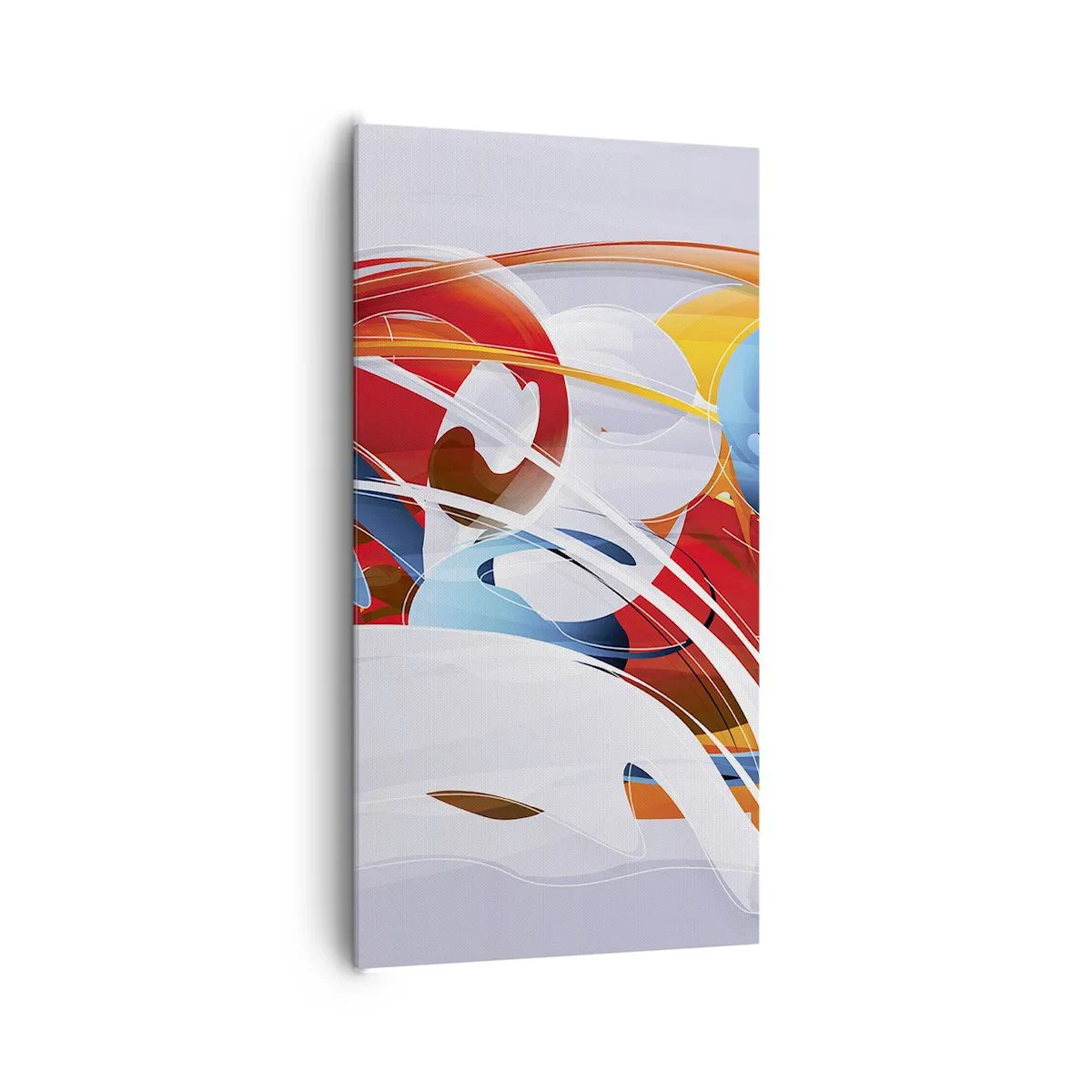 Bild auf Leinwand - Leinwandbild - Der Tanz der Elemente - 65x120 cm