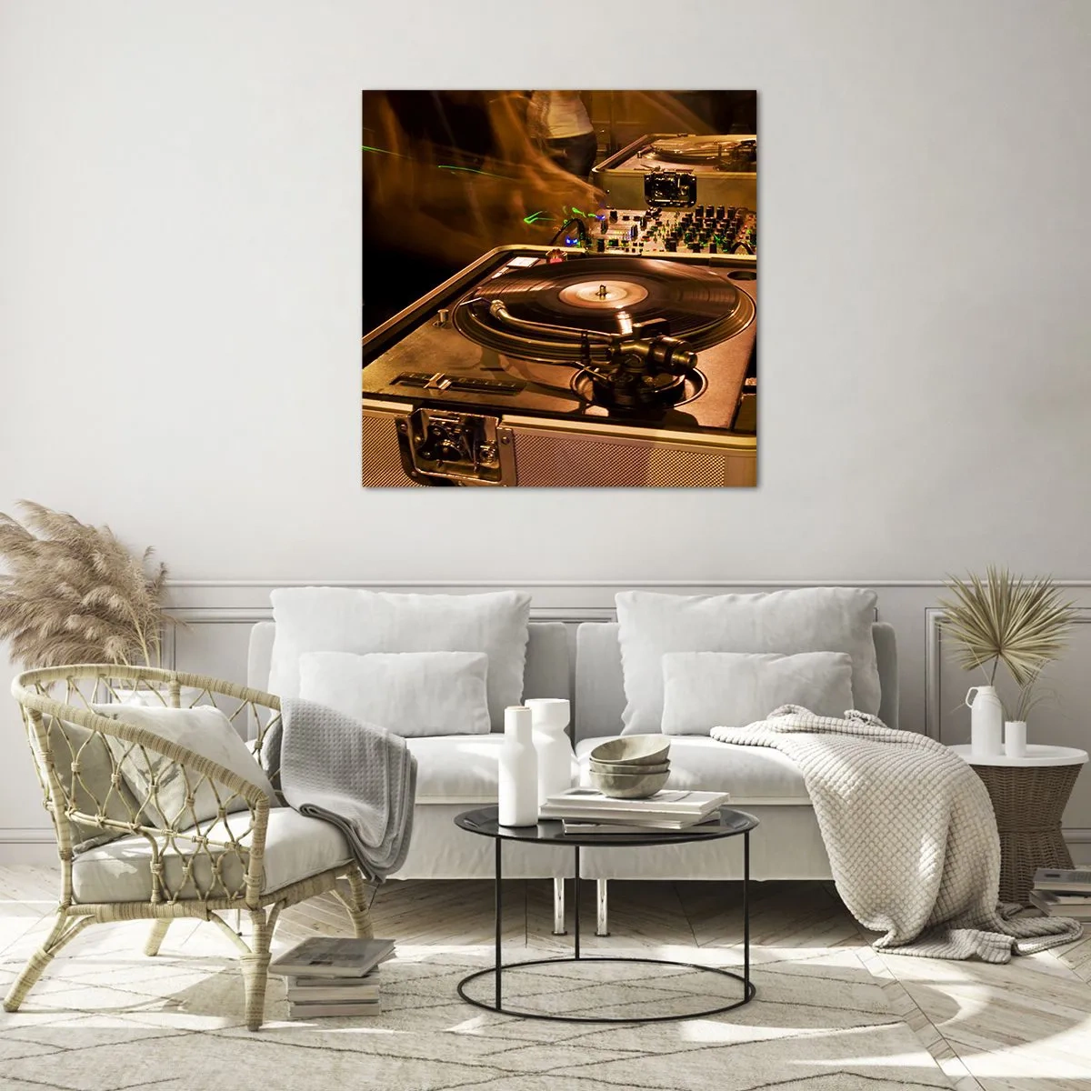 Glasbild - Bild auf glas - Kannst du die Kraft spüren? - 30x30 cm