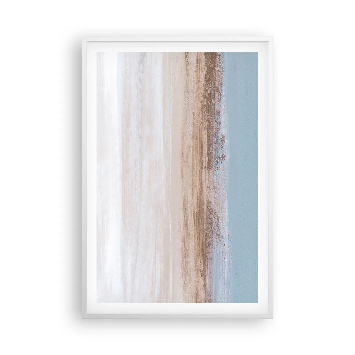 Poster in einem weißen Rahmen - Mehrdeutige Landschaft - 61x91 cm