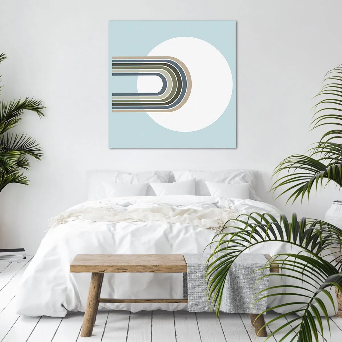 Bild auf Leinwand - Leinwandbild - Unwiderstehliche Anziehungskraft - 70x70 cm