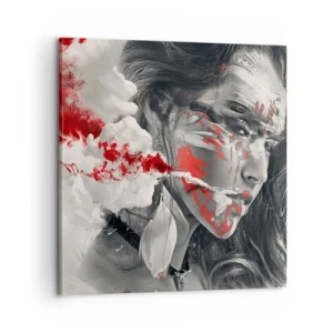 Bild auf Leinwand - Leinwandbild - Im Dunst der Absurdität - 60x60 cm