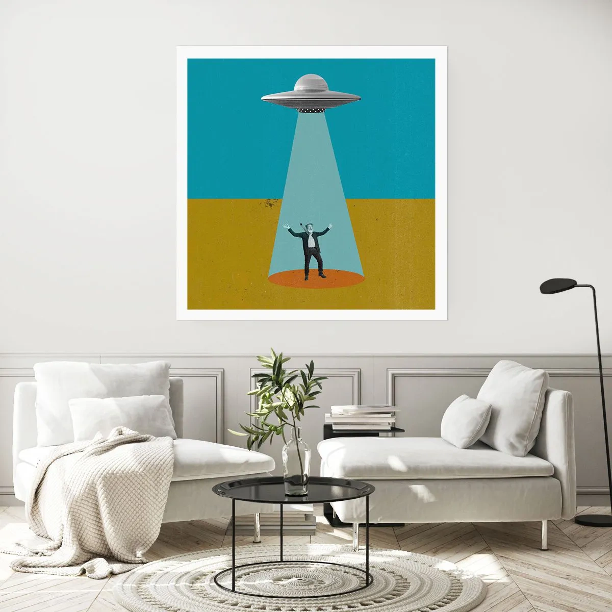 Poster - Nahe Begegnung - 50x50 cm