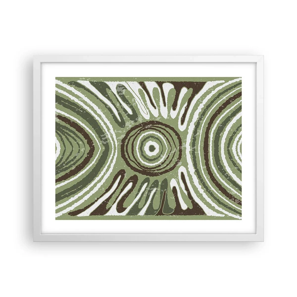 Poster in einem weißen Rahmen - Explosion von Emotionen - 50x40 cm