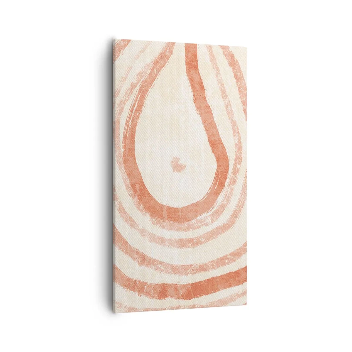 Bild auf Leinwand - Leinwandbild - Korallenkreise – Komposition - 55x100 cm