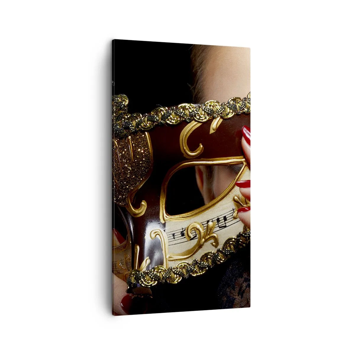 Bild auf Leinwand - Leinwandbild - Meine Welt ist barock - 45x80 cm