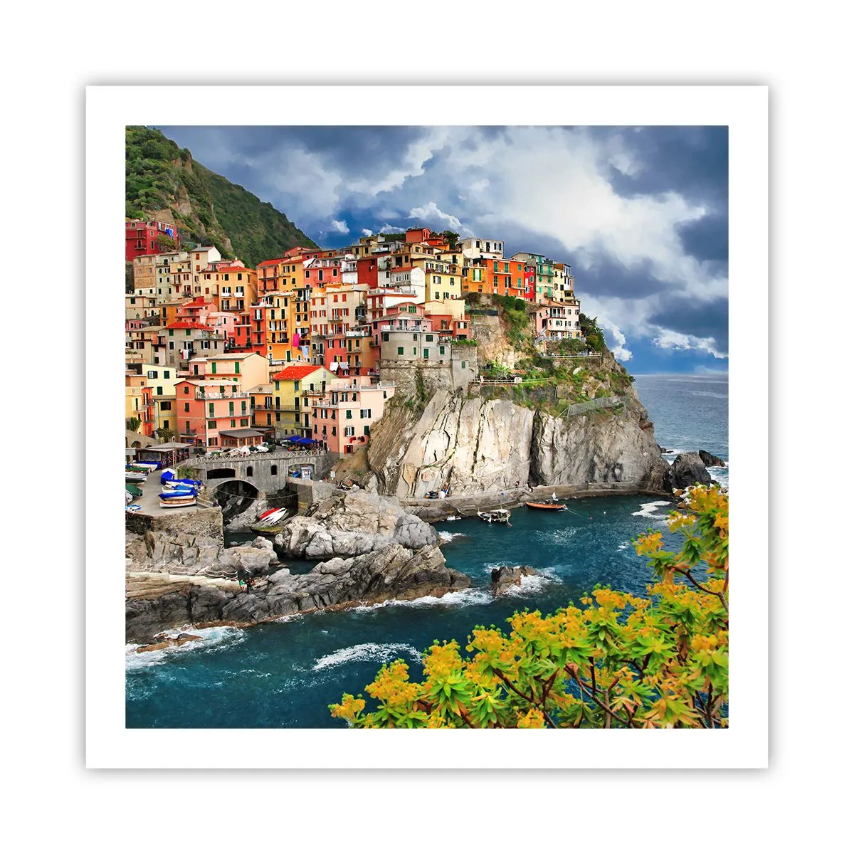 Poster - Eine Gruppe umarmt die Felsen - 60x60 cm